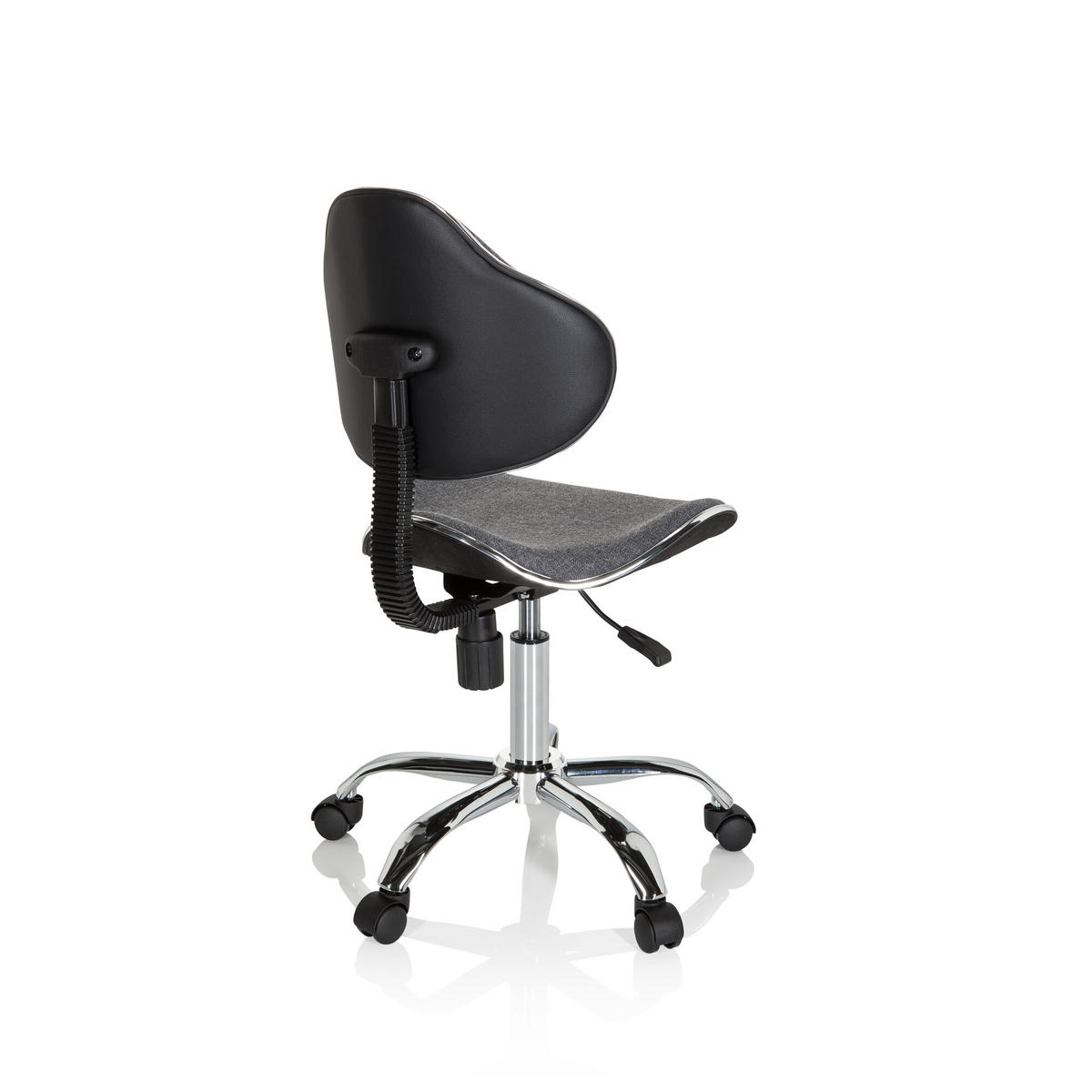 JUGENDDREHSTUHL Grau  - Grau, Basics, Kunststoff (47/87-98/49cm)