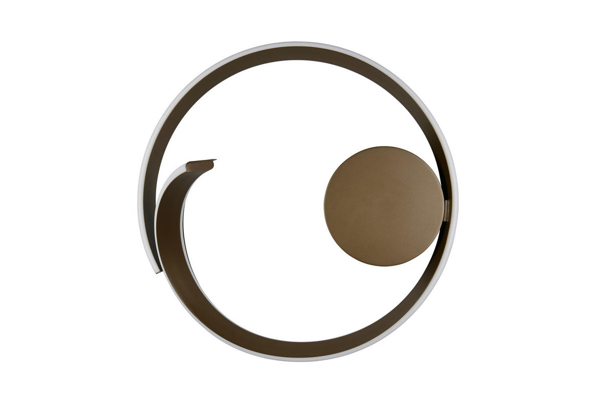 LED-DECKENLEUCHTE CIRONDA  - Platinfarben, Design, Metall (59,5/26,5/58,7cm) - Cinque