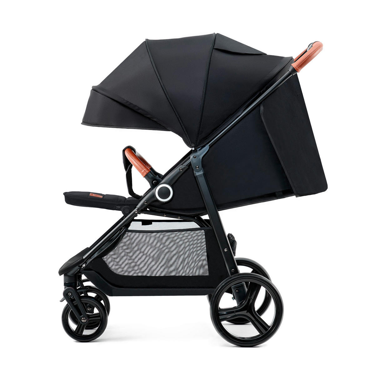 BUGGY Grande Plus  - Schwarz, Basics, Metall (57/106/95cm) - Kinderkraft