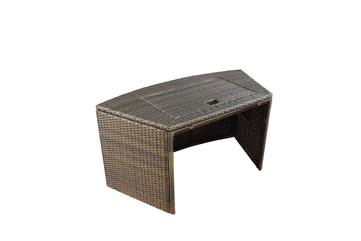 WHIRLPOOL NETSPA OCTOPUS 290/73 cm  - Schwarz, Basics, Leder/Kunststoff (290/73cm)