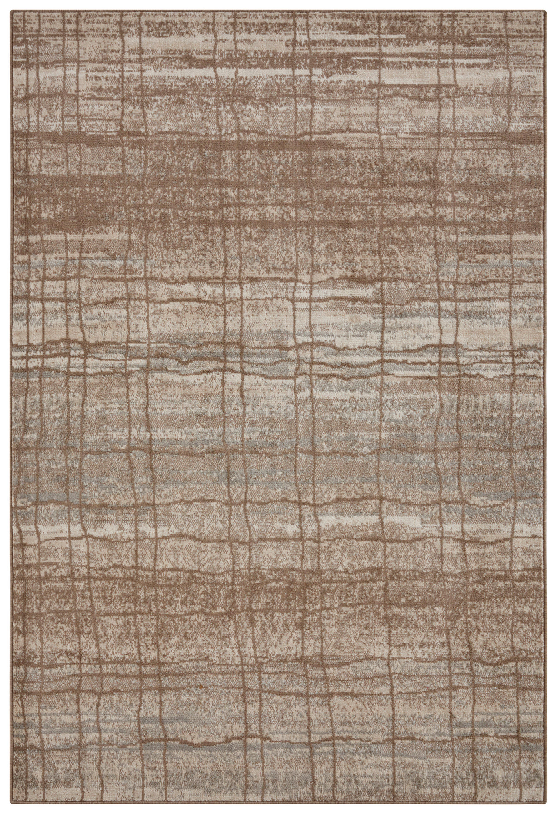 FLACHWEBETEPPICH 80/120 cm Terrain Creme, Beige  - Beige/Creme, Basics, Kunststoff/Textil (80/120cm)
