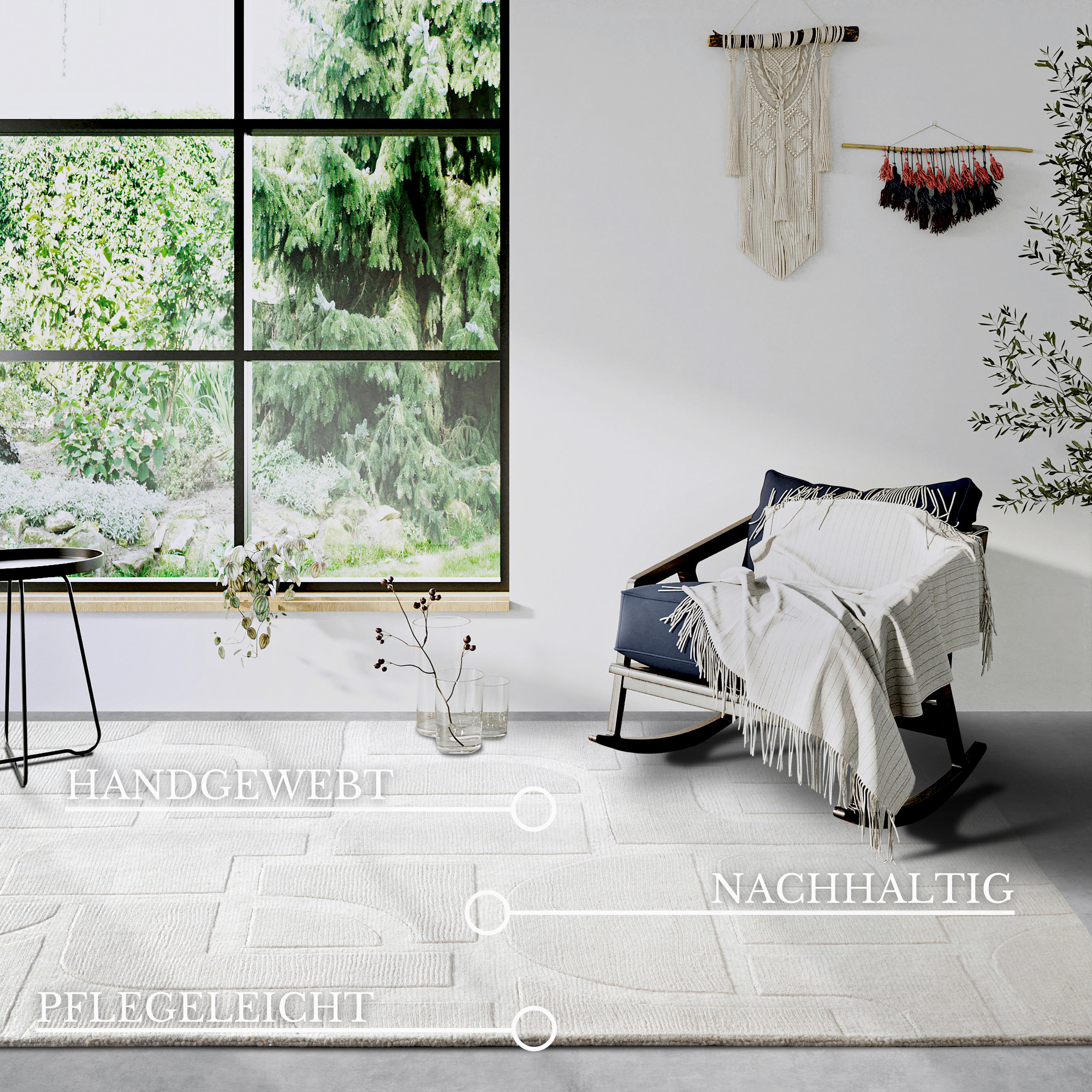 HANDWEBTEPPICH 80/150 cm Kollektion 1906 Creme  - Creme, Basics, Textil (80/150cm) - Villeroy & Boch