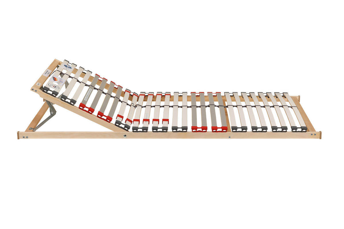MATRATZENSET 120/200 cm  - Weiß/Grau, Basics, Holz/Kunststoff (120/200cm) - Visionight