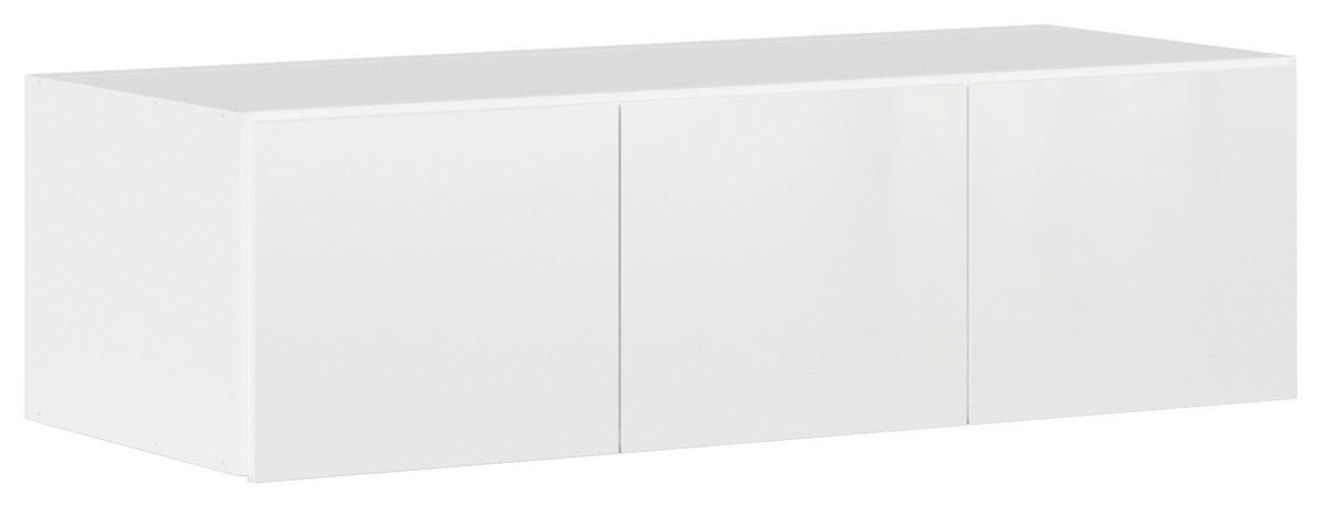 AUFSATZSCHRANK 136/39/54 cm  in  - Weiß Hochglanz/Weiß, KONVENTIONELL, Holzwerkstoff (136/39/54cm) - James Wood
