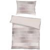 BETTWÄSCHE Makosatin 140/200 cm  - Roségold/Dunkelrot, KONVENTIONELL, Textil (140/200cm) - Kaeppel