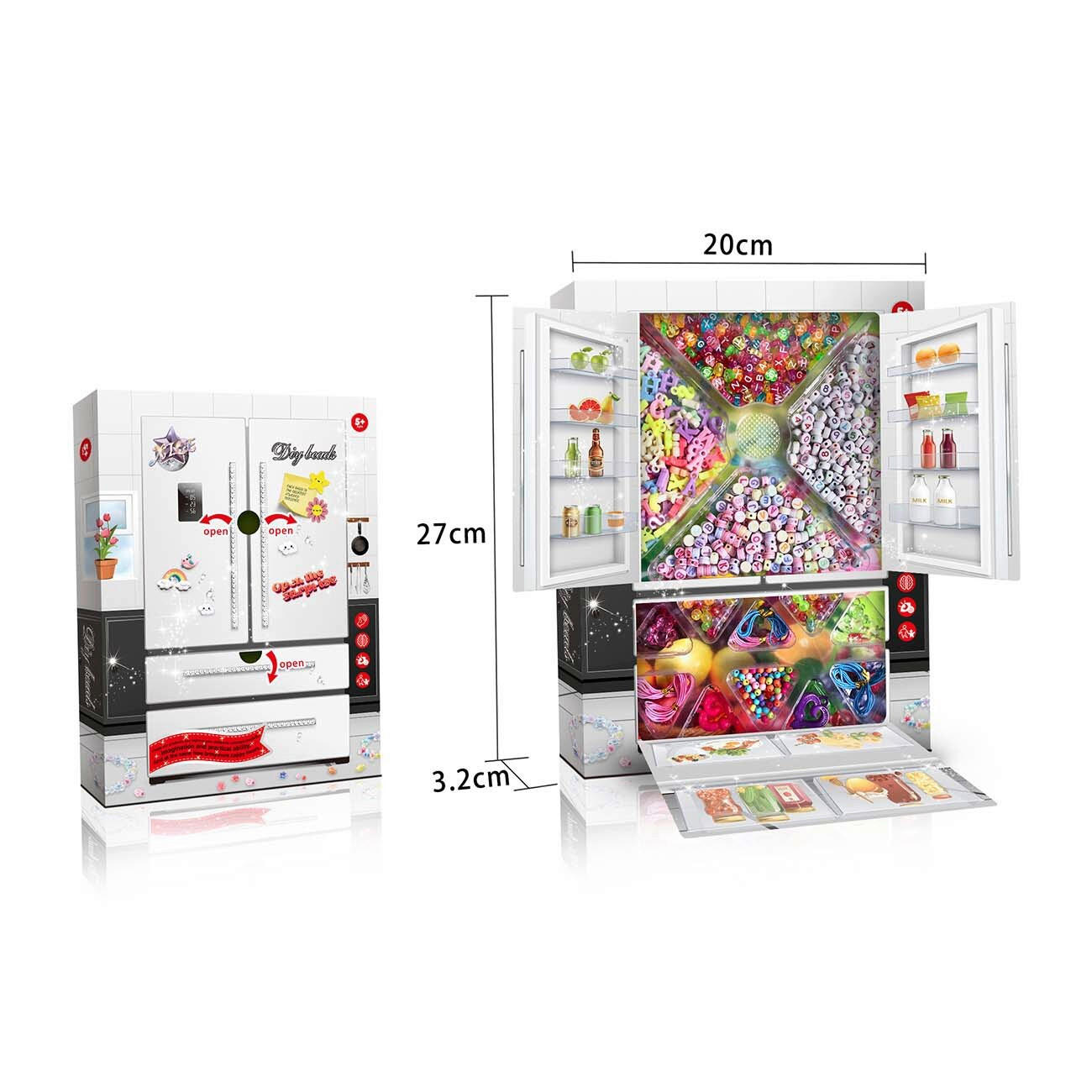 SET PERLICA ZA GLAČANJE  Sara  - Basics, plastika (20/27/3,5cm)