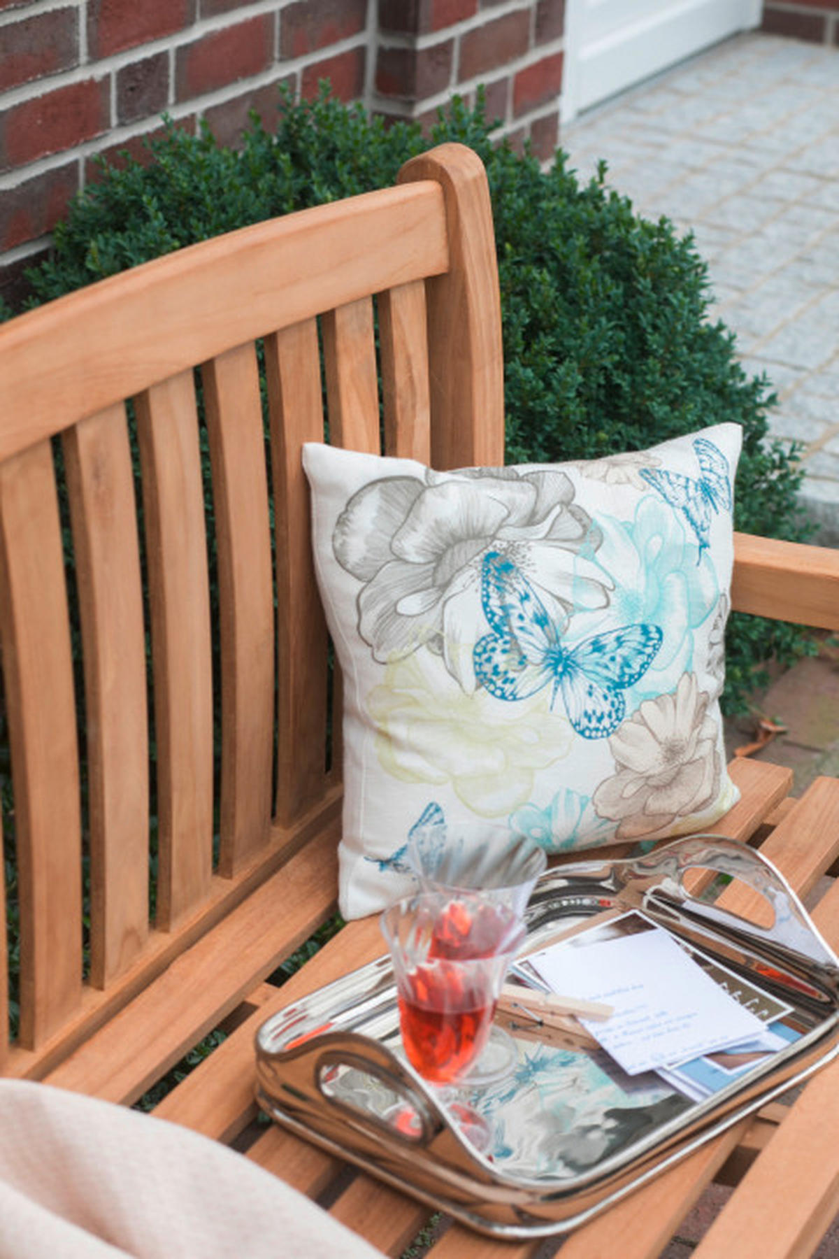 GARTENBANK 150/94/57 cm  in Teakfarben  - Teakfarben, Basics, Holz (150/94/57cm) - Gardenson