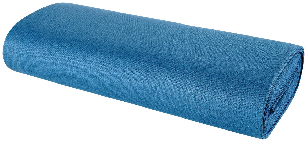 VORHANGSTOFF per lfm Verdunkelung  - Blau, Basics, Textil (140cm) - Esposa