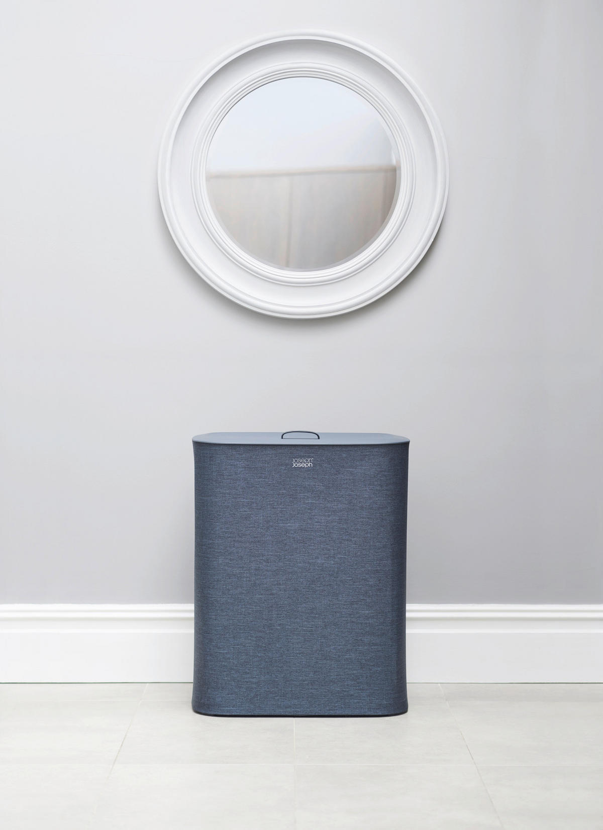 KOŠ ZA PERILO - črna, Basics, umetna masa/tekstil (56/71/39,5cm) - Joseph Joseph