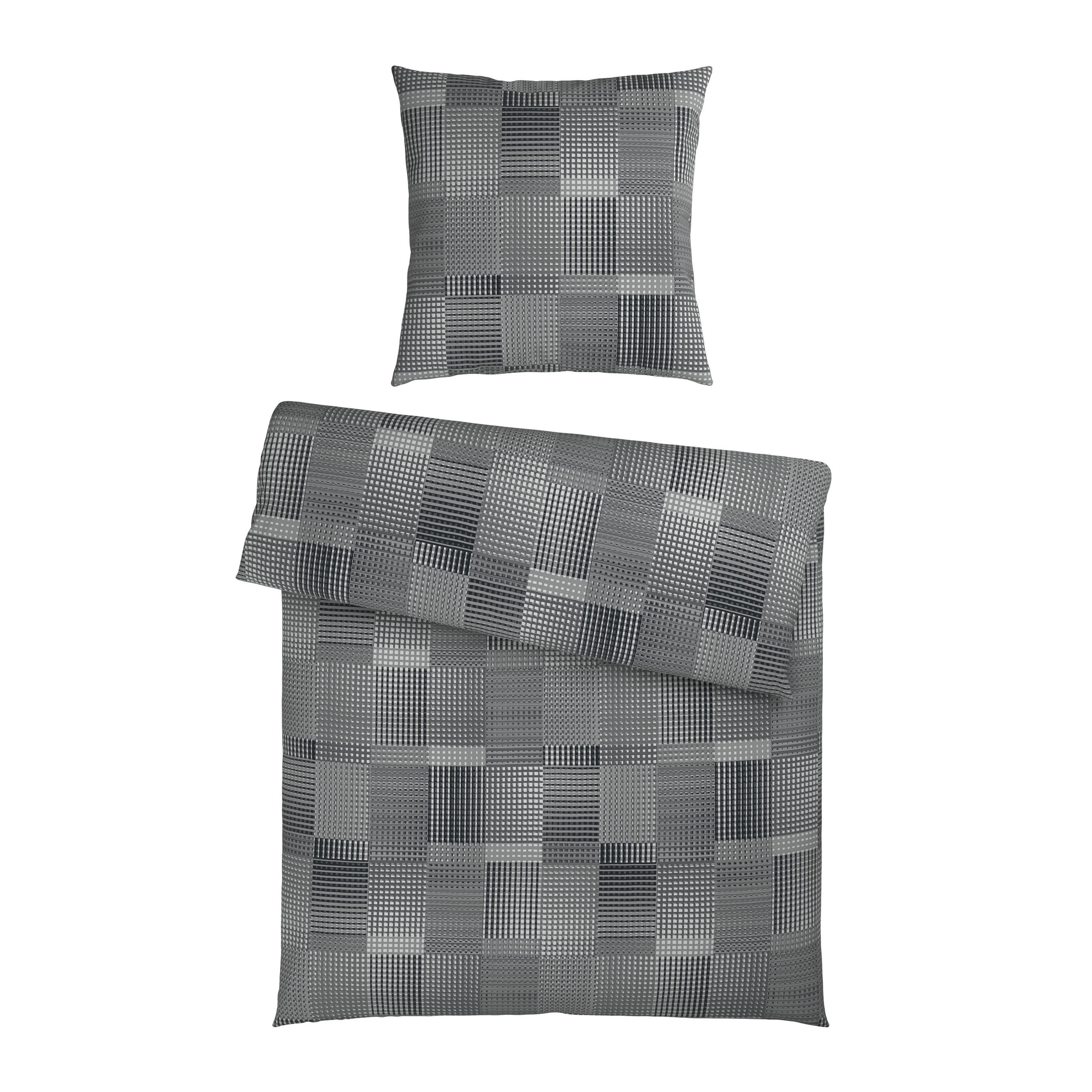 BETTWÄSCHE Flanell 135/200 cm  - Grau, Textil (135/200cm) - Novel