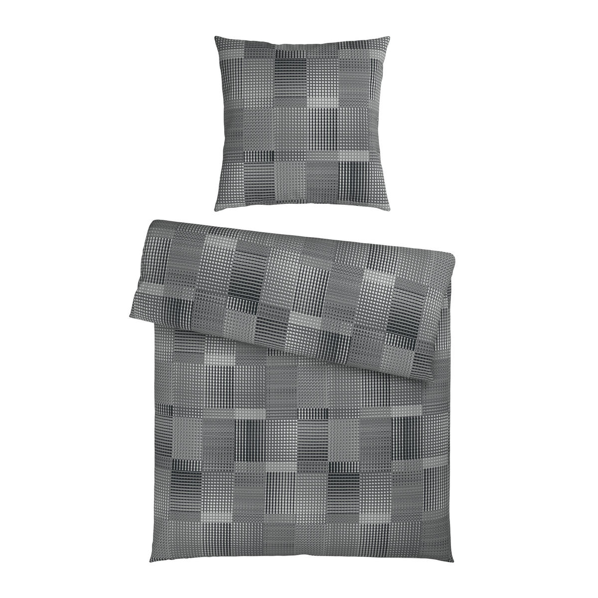 BETTWÄSCHE Flanell 135/200 cm  - Grau, Textil (135/200cm) - Novel