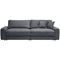 BIGSOFA in Cord Graphitfarben  - Schwarz/Graphitfarben, Modern, Kunststoff/Textil (278/93/112cm) - Carryhome