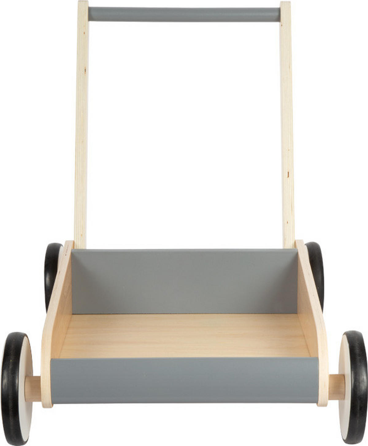 LAUFLERNWAGEN - Hellgrau, Basics, Holz/Kunststoff (62/46/41cm) - small foot