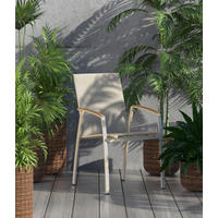 GARTENSTUHL Metall Creme  - Creme, Modern, Metall
