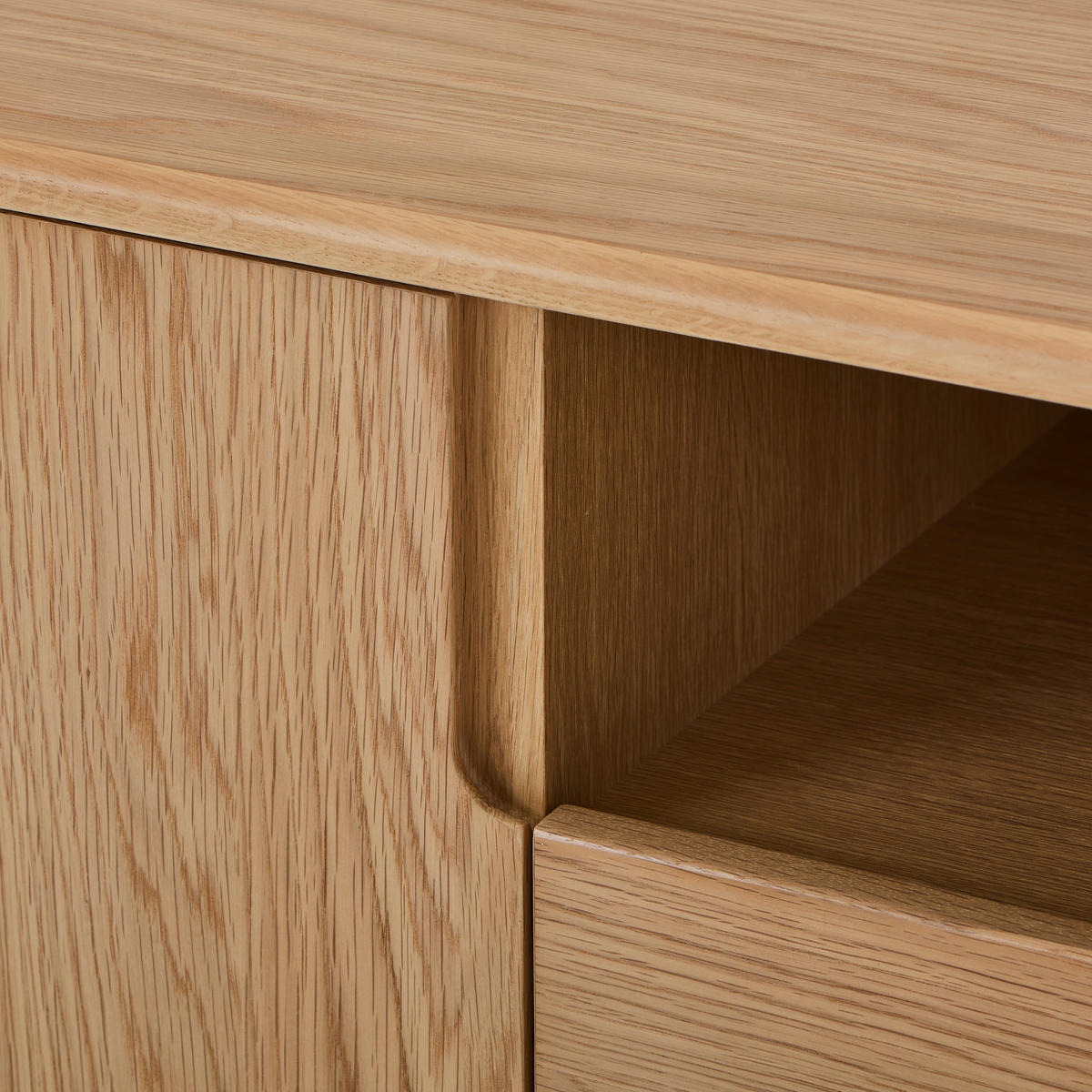 LOWBOARD Lofty Lou 200/45/40 cm 2 Schublade(n)  - Eichefarben/Naturfarben, Design, Holz/Holzwerkstoff (200/45/40cm) - Livetastic
