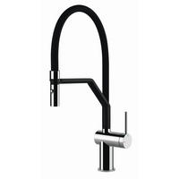 KÜCHENARMATUR - Chromfarben/Schwarz, LIFESTYLE, Metall (26,5/46,1/10,4cm) - HKT