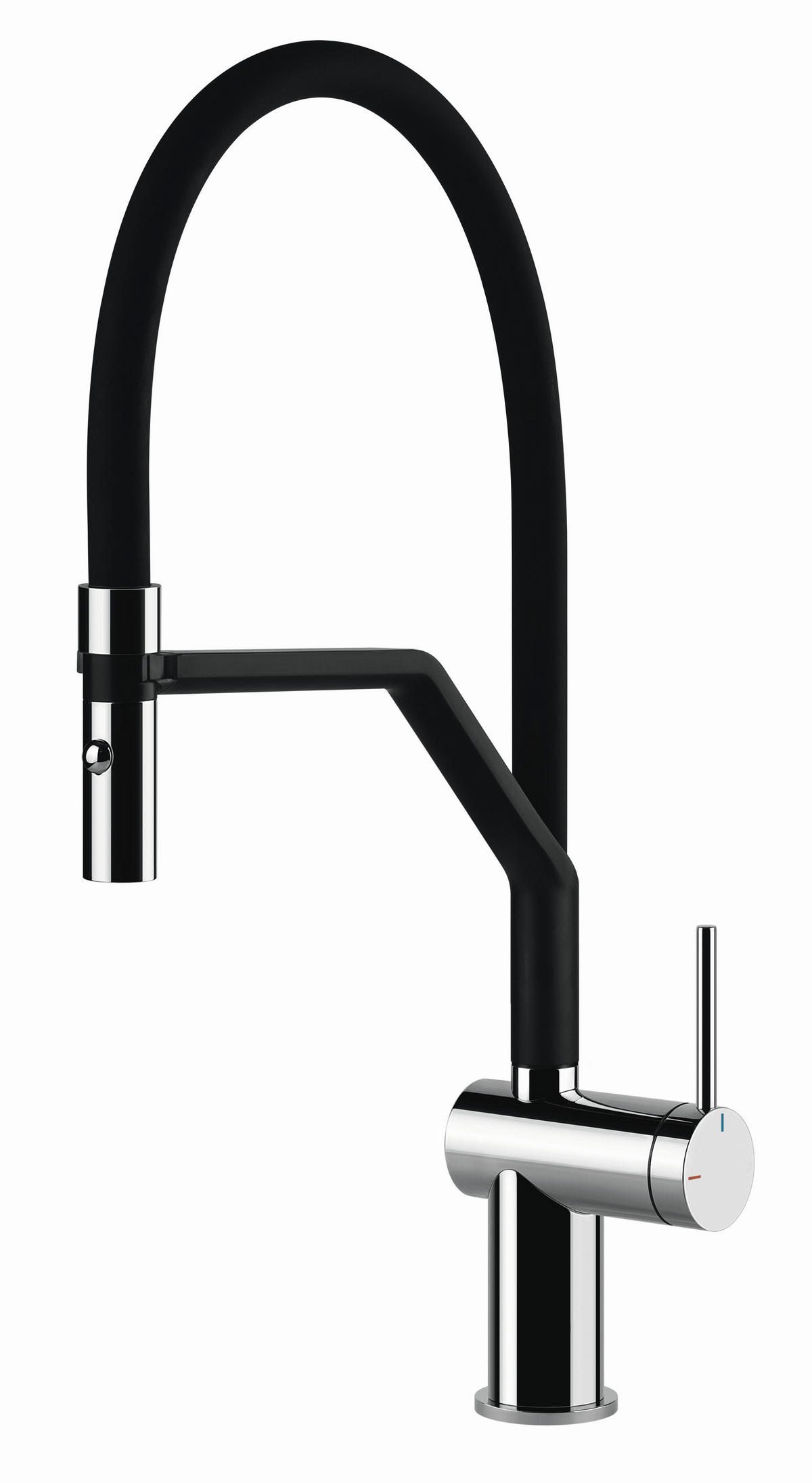 KÜCHENARMATUR - Chromfarben/Schwarz, LIFESTYLE, Metall (26,5/46,1/10,4cm) - HKT