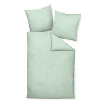 BETTWÄSCHE Giacomo Makosatin 240/220 cm  - Jadegrün, Basics, Textil (240/220cm) - Janine