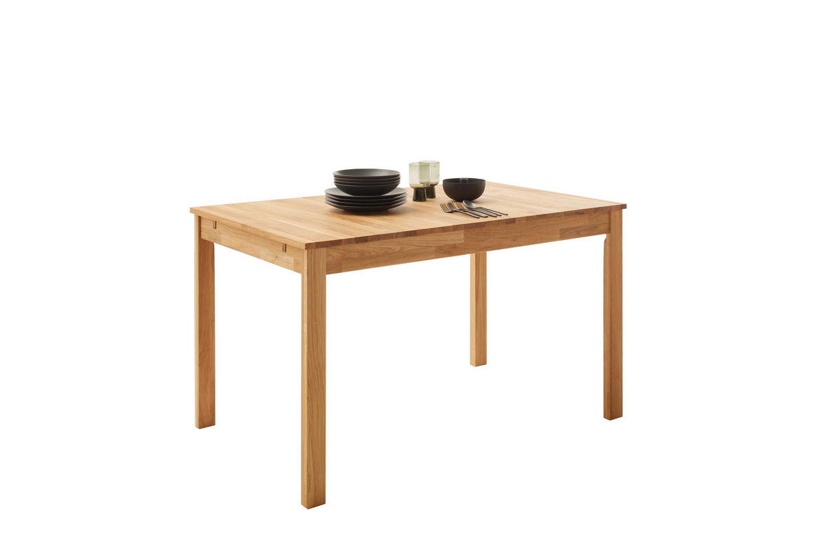 ESSTISCH in Holz 125/80/77 cm  - Wildeiche, KONVENTIONELL, Holz (125/80/77cm) - MID.YOU