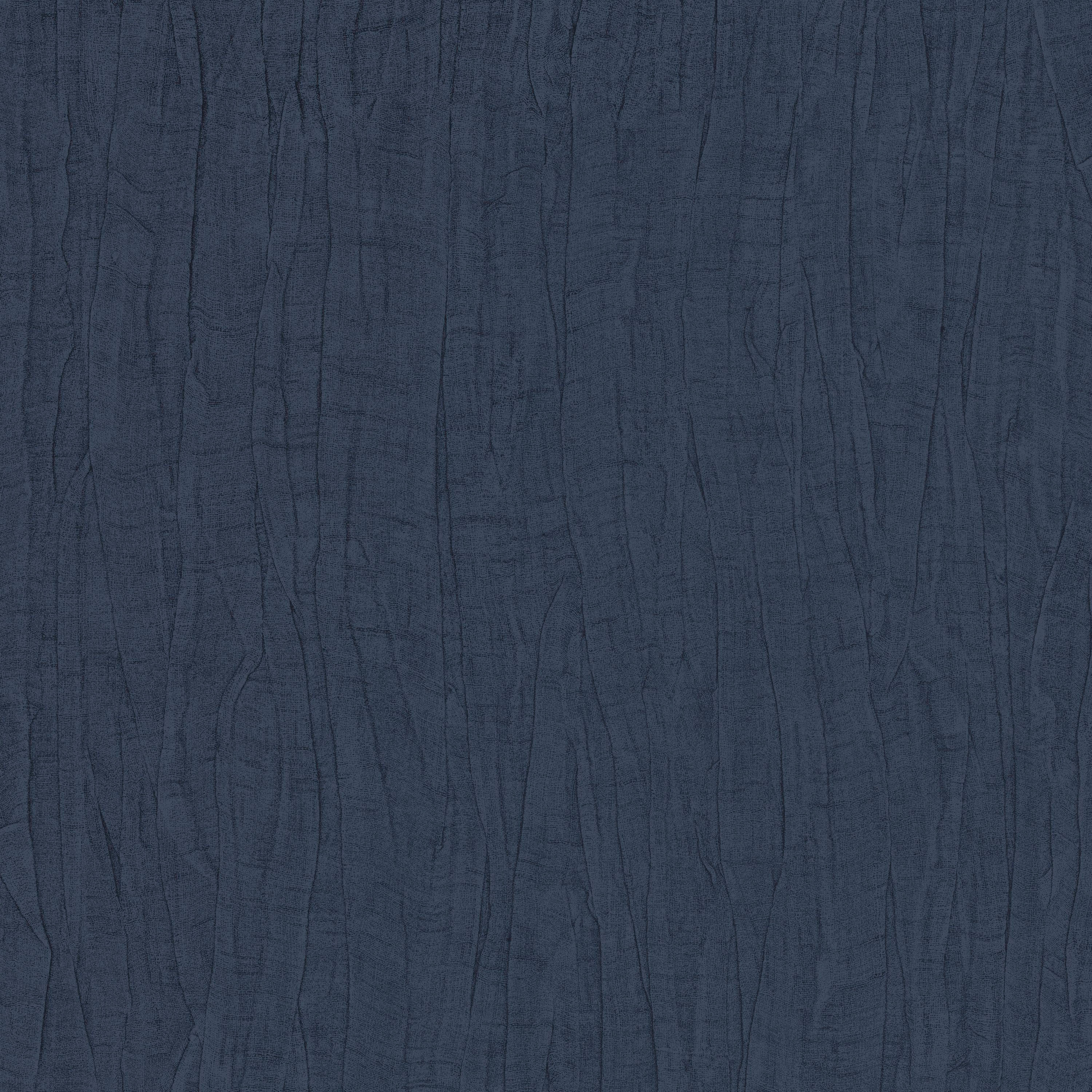 VLIESTAPETE  - Blau, Basics, Papier/Kunststoff (52/1000cm)