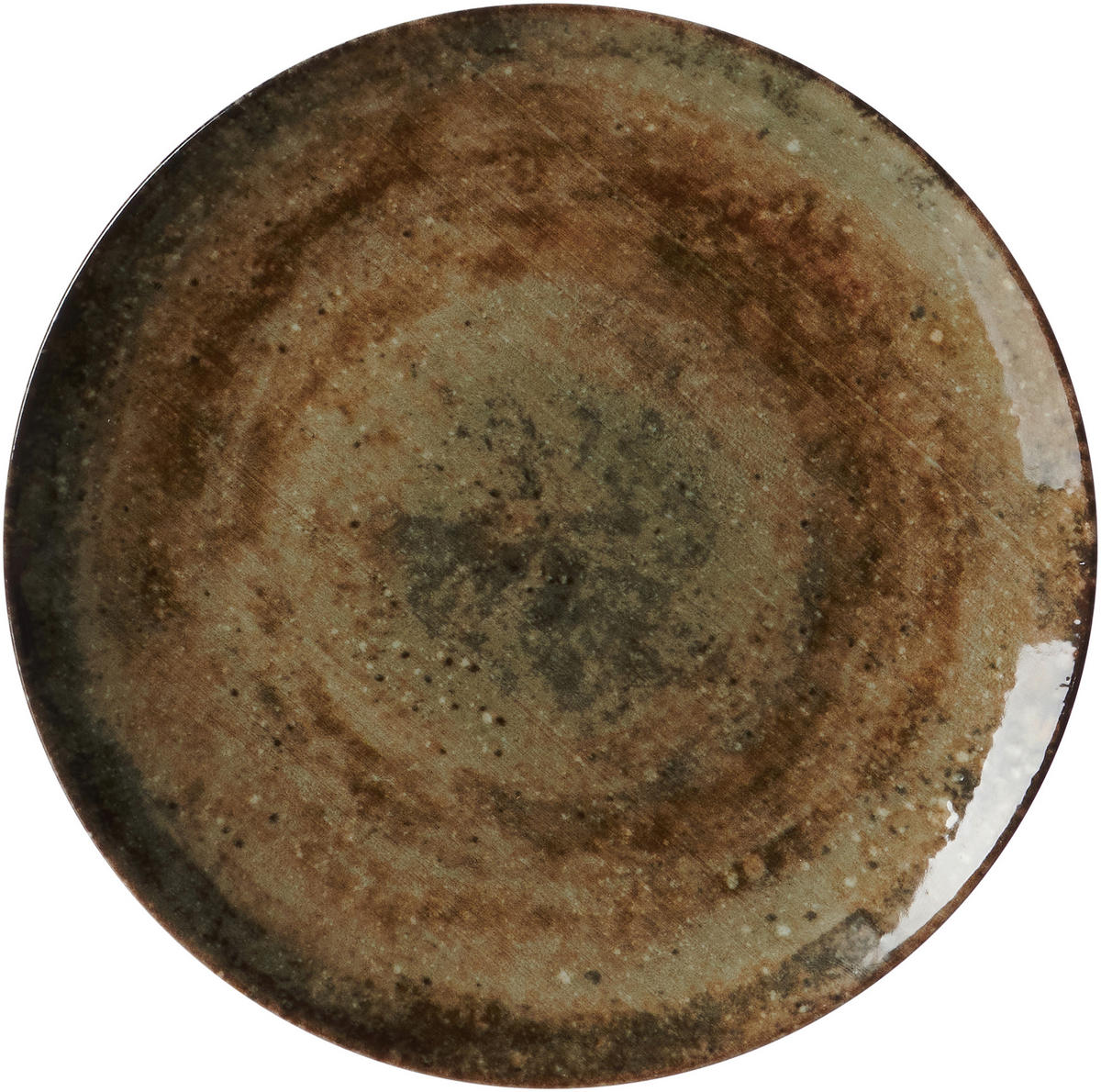DESSERTTELLER Braun, Grau FAIA  - Braun/Grau, LIFESTYLE, Keramik (19,5/19,5/2cm) - Ritzenhoff Breker