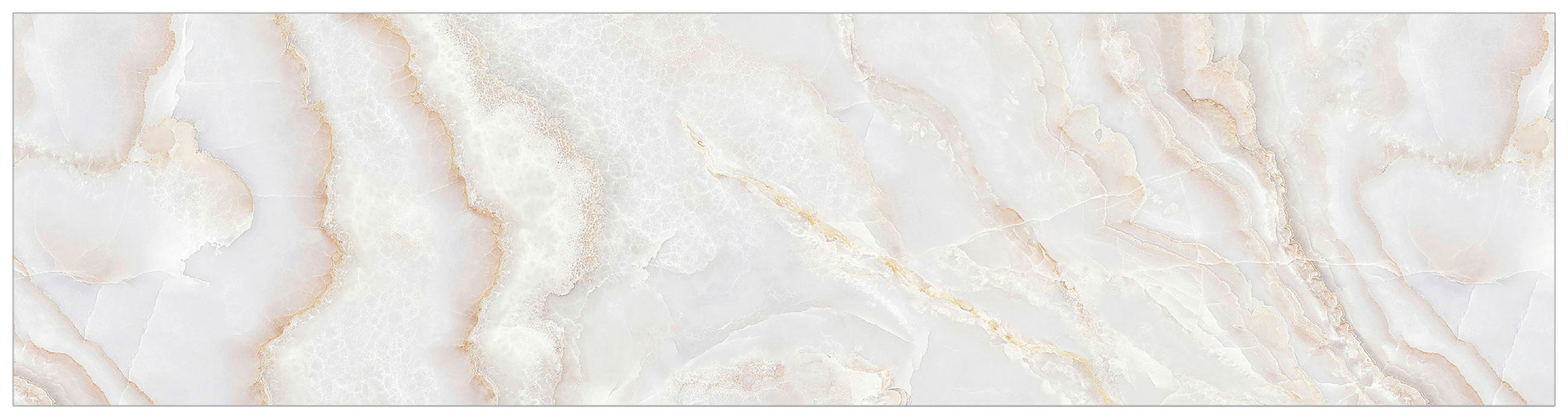 KÜCHENRÜCKWAND  - Sandfarben/Beige, Basics, Kunststoff/Metall (210/53,7/0,6cm) - Fani