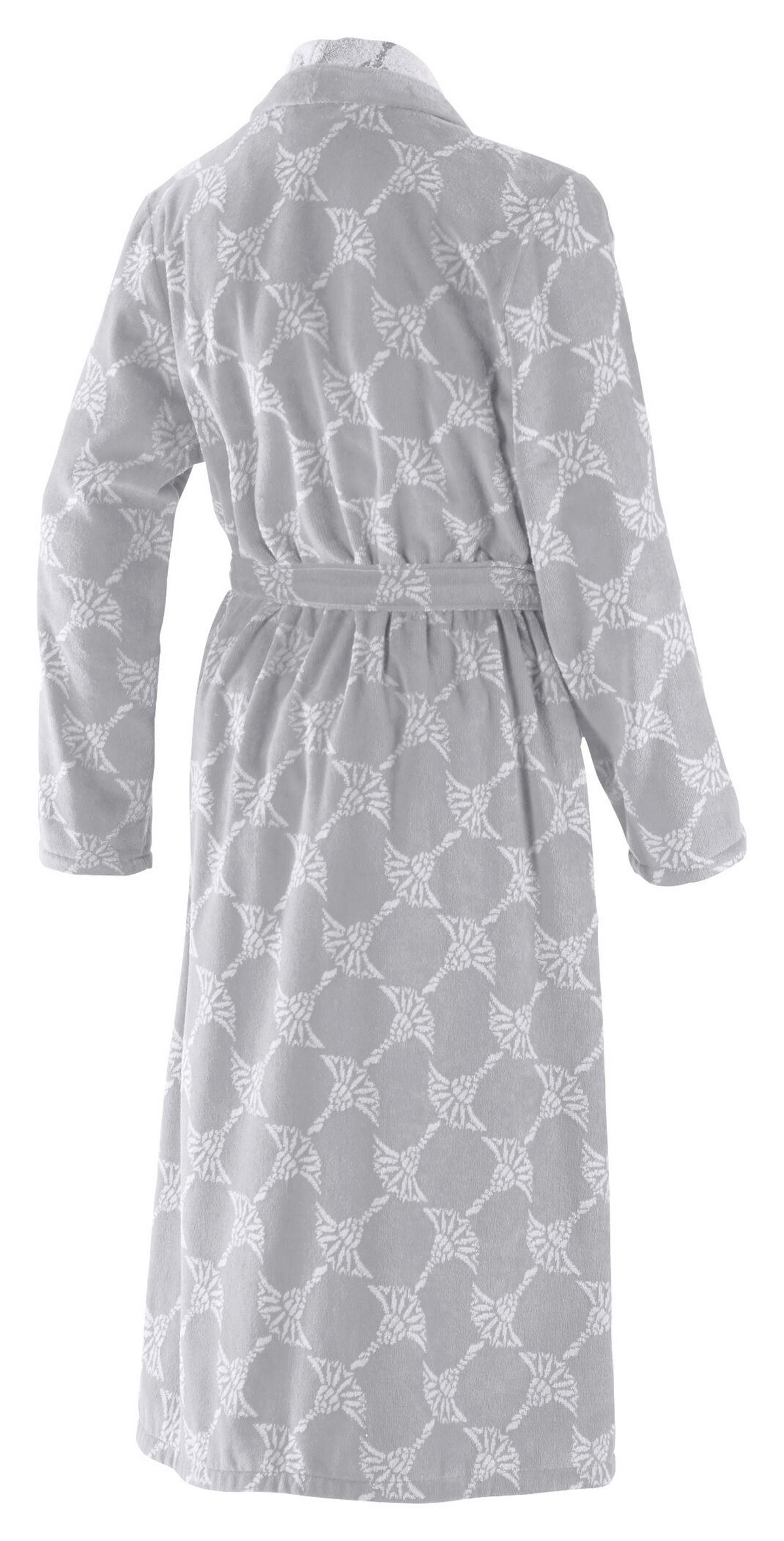 BADEMANTEL 44/46 Damen  - Silberfarben/Weiß, Basics, Textil (44/46null) - Joop!