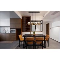 HÄNGELEUCHTE 91/20/120 cm   - Schwarz, Design, Glas/Metall (91/20/120cm) - Collet's Monde