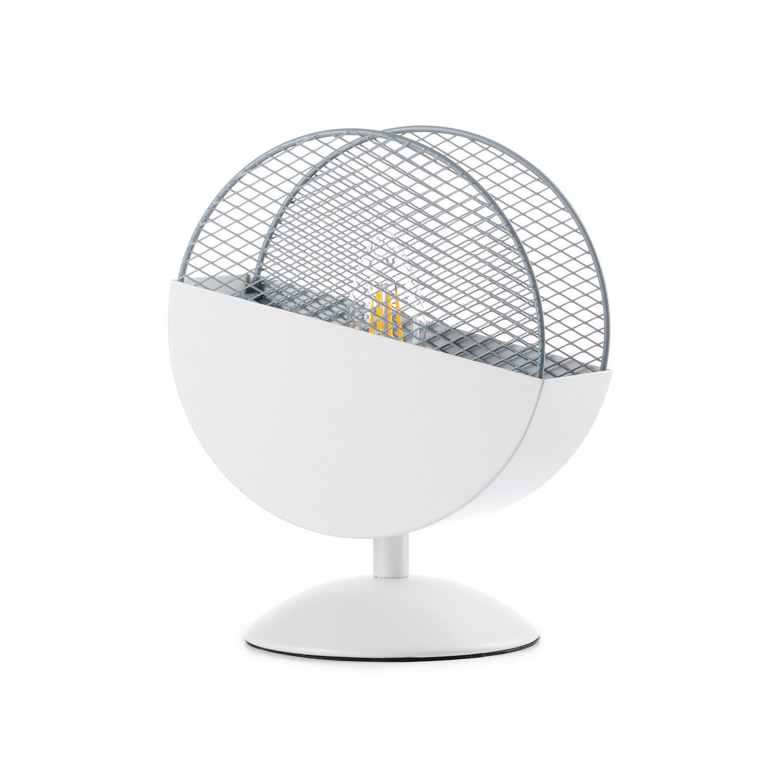 Tischleuchte Azzurro Hellblau Weiß Hg L: 18 cm