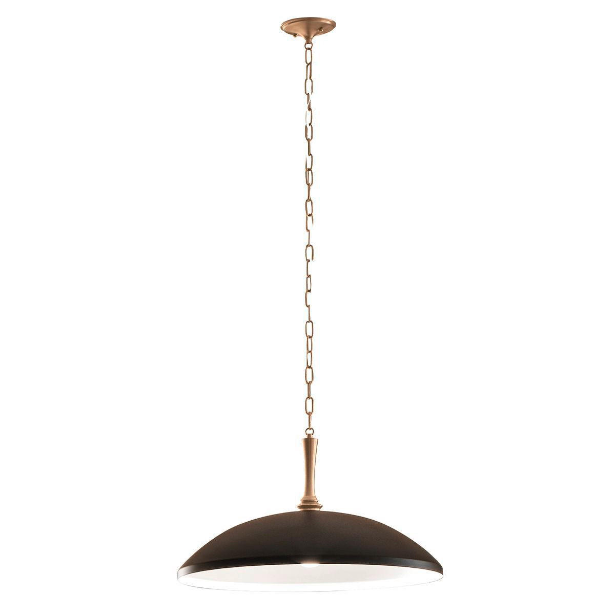 HÄNGELEUCHTE    - Champagner/Schwarz, Konventionell, Metall (225,9/33/50,8cm) - Elstead Lighting