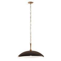 HÄNGELEUCHTE  - Champagner/Schwarz, KONVENTIONELL, Metall (225,9/33/50,8cm) - Elstead Lighting