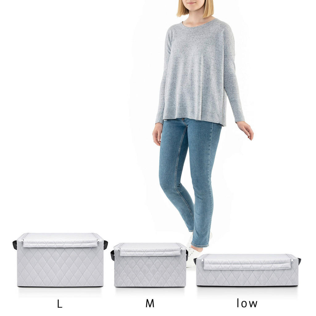 Thumbnail - Reisenthel Korb, Grau, Kunststoff, 60x13x45 cm, Ordnen & Aufbewahren, Aufbewahrungskörbe