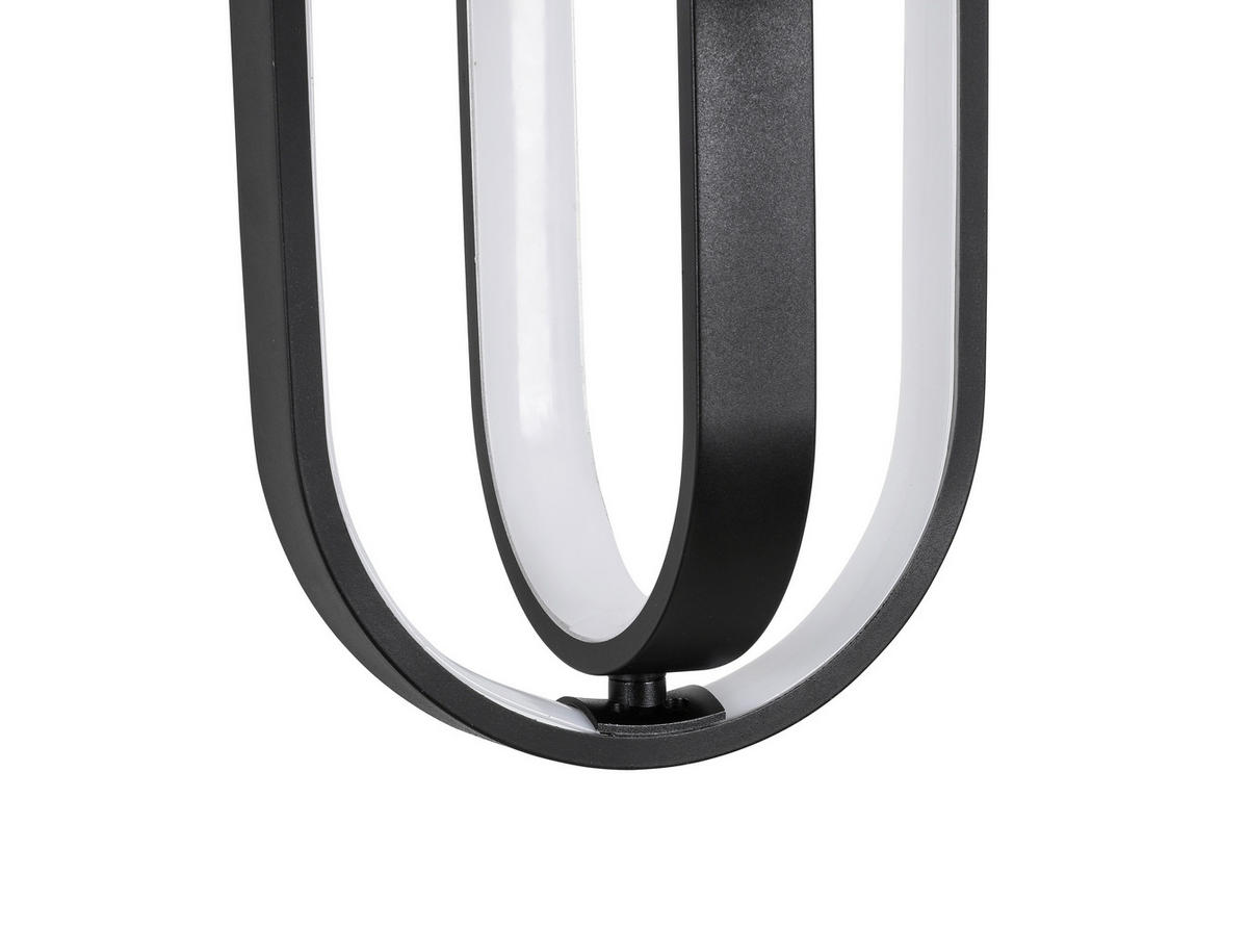 LED-HÄNGELEUCHTE 34/250 cm  - Schwarz, Design, Kunststoff/Metall (34/250cm) - Novel