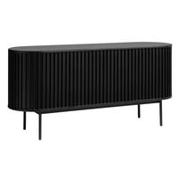 SIDEBOARD svart  160/73/45 cm  - svart, Trend, metall/trämaterial (160/73/45cm) - Novel