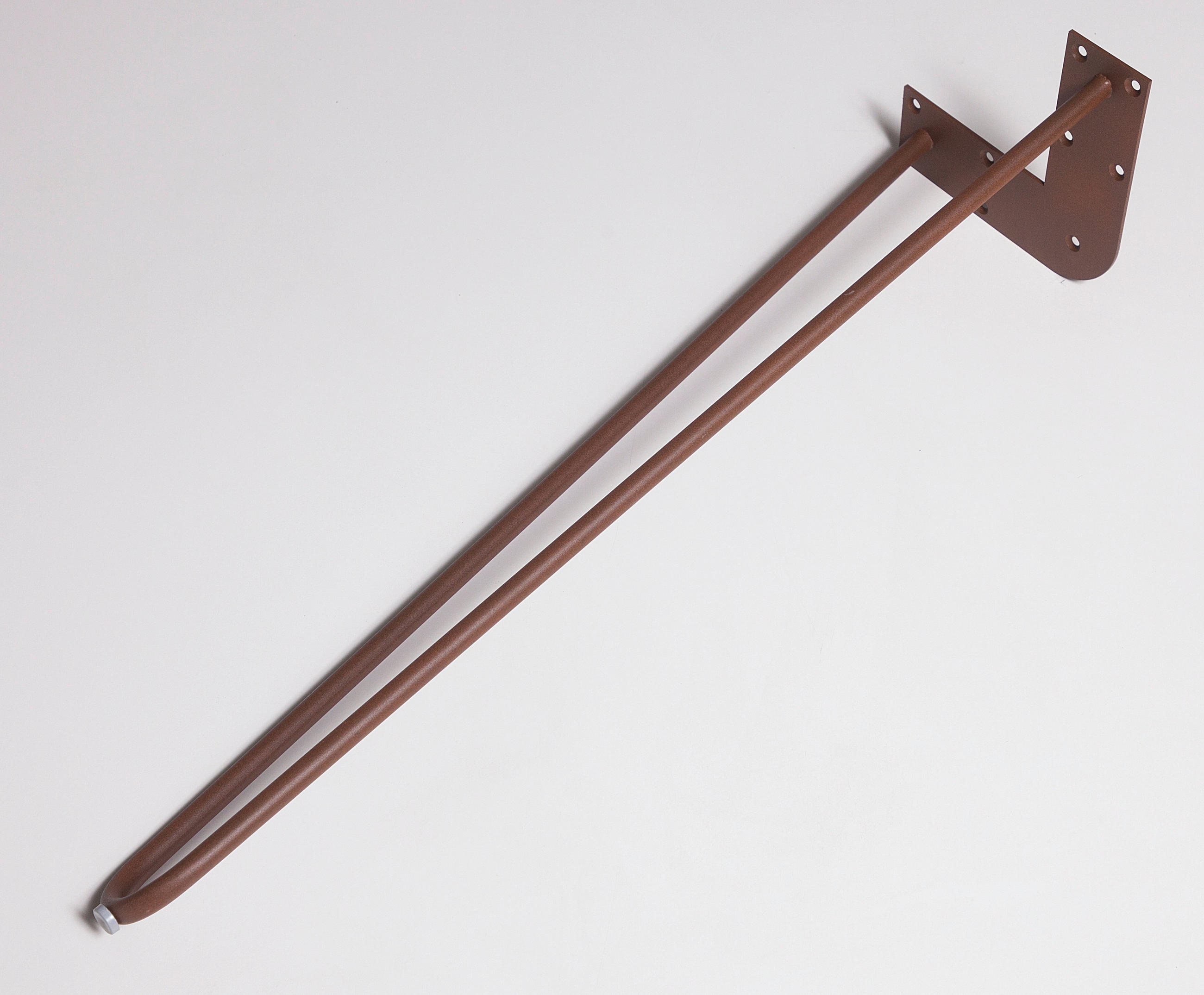 Tischgestell Stahl Rostfarben Bxh: 70x71 Cm, Hairpin