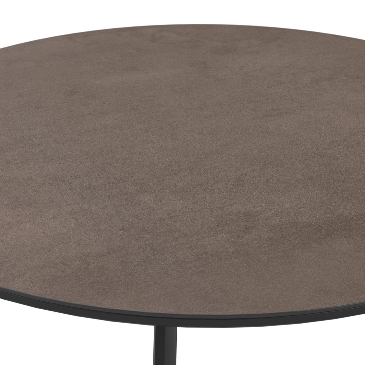 GARTENTISCH 140/140/75 cm Metall, Glas, Keramik rund  - Anthrazit, Design, Glas/Keramik (140/140/75cm) - Ambia Garden