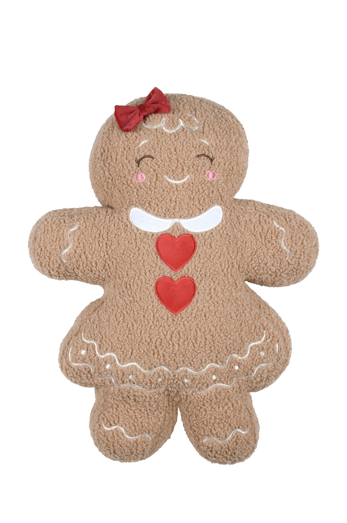 OKRASNA BLAZINA  CHRISTMAS    41/30 cm         - rjava, Basics, tekstil (41/30cm)