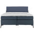 BOXSPRINGBETT in Blau - Blau/Schwarz, Design, Textil/Metall (180/200cm) - Hom`in BOXSPRINGBETT in Blau - Blau/Schwarz, Design, Textil/Metall (180/200cm) - Hom`in