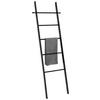 TÖRÖLKÖZŐTARTÓ LÉTRA 43/170/33 cm  - fekete, Basics, fa (43/170/33cm) - Wenko