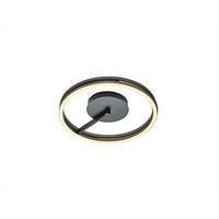 LED-DECKENLEUCHTE Ben 45 cm  - Bronzefarben, MODERN, Metall (45cm) - elements by BANKAMP