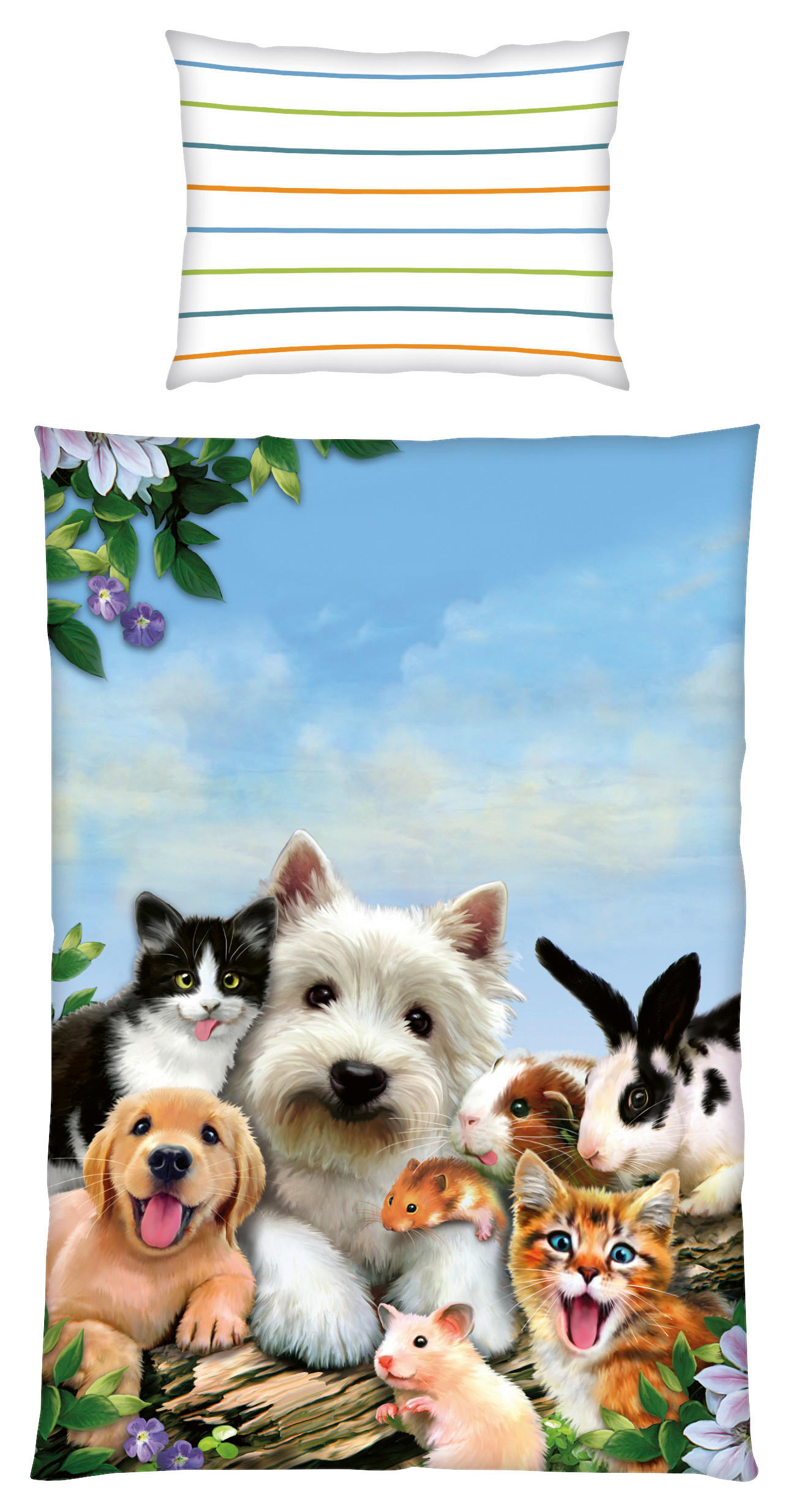 KINDERBETTWÄSCHE 140/200 cm  - Multicolor, KONVENTIONELL, Textil (140/200cm)