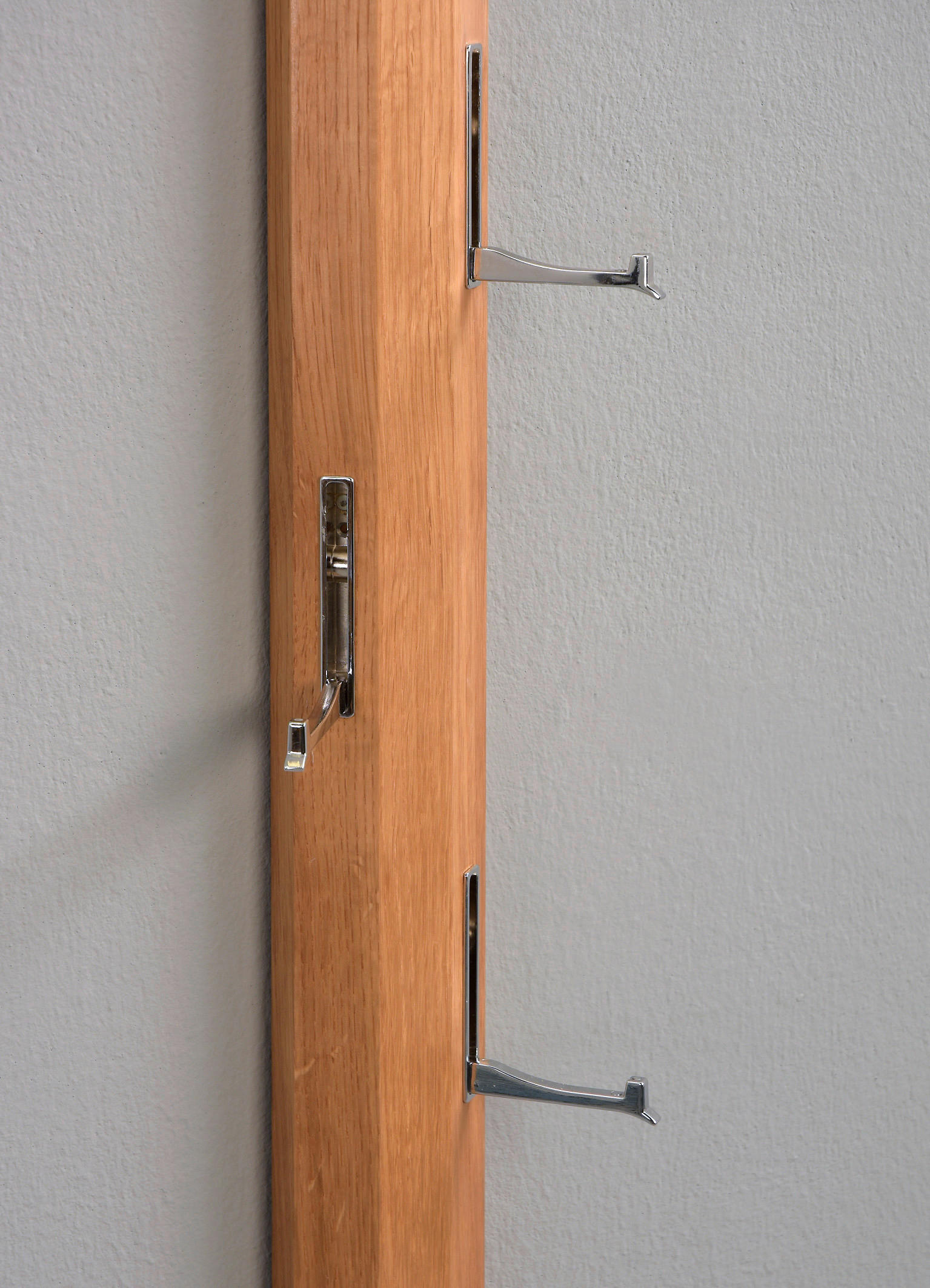 GARDEROBENLEISTE  in Wildeiche massiv Eichefarben  - Eichefarben, Basics, Holz (8/183/4cm)
