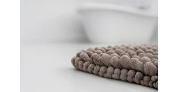 BADEMATTE Taupe 60/100 cm  - Taupe, Basics, Kunststoff/Textil (60/100cm) - Esposa