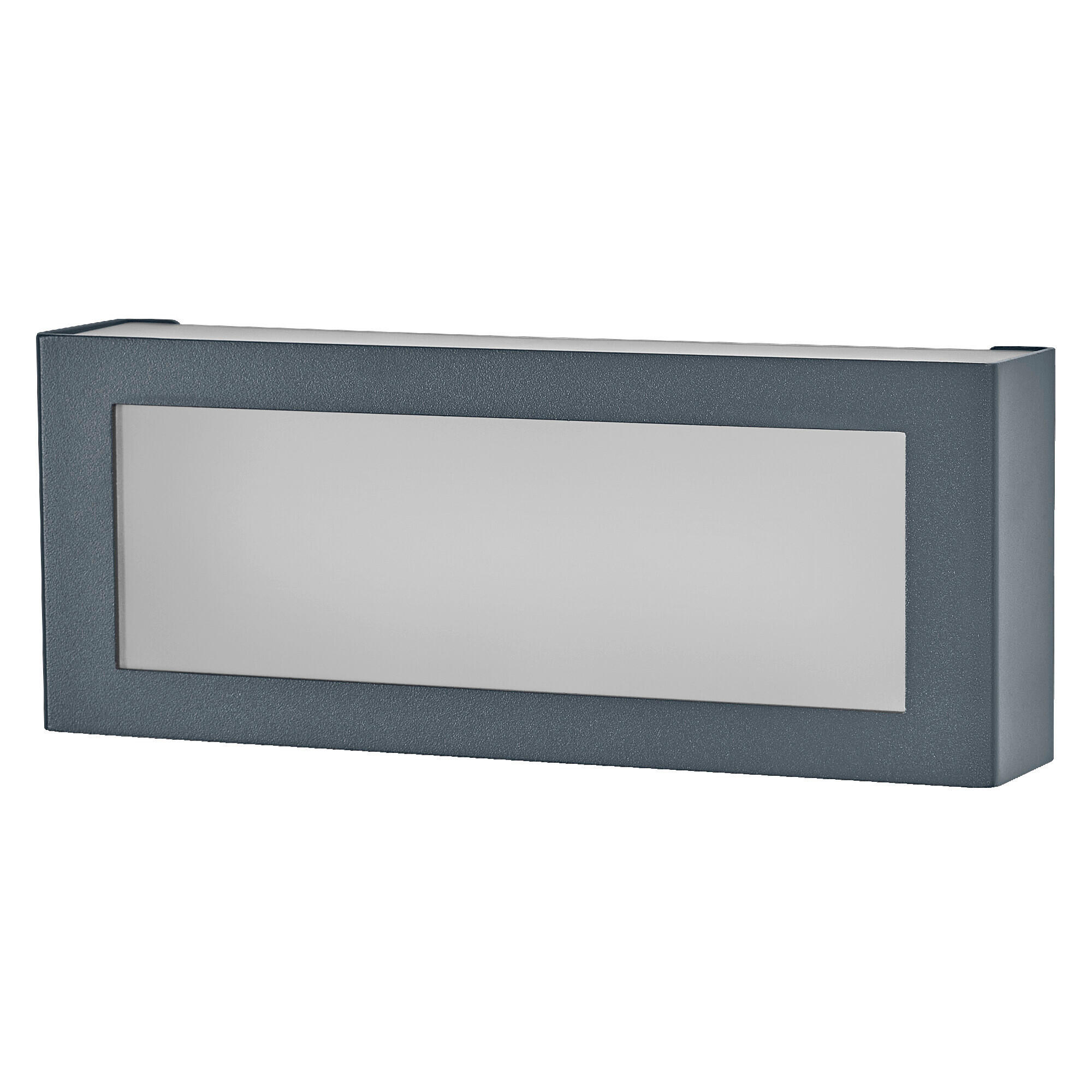 LED-AUßENLEUCHTE 26,7/7,7/10,5 cm   - Dunkelgrau, Basics, Kunststoff/Metall (26,7/7,7/10,5cm) - Osram