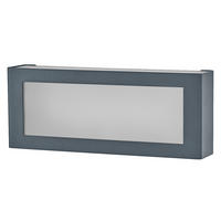 LED-AUßENLEUCHTE 26,7/7,7/10,5 cm   - Dunkelgrau, Basics, Kunststoff/Metall (26,7/7,7/10,5cm) - Osram