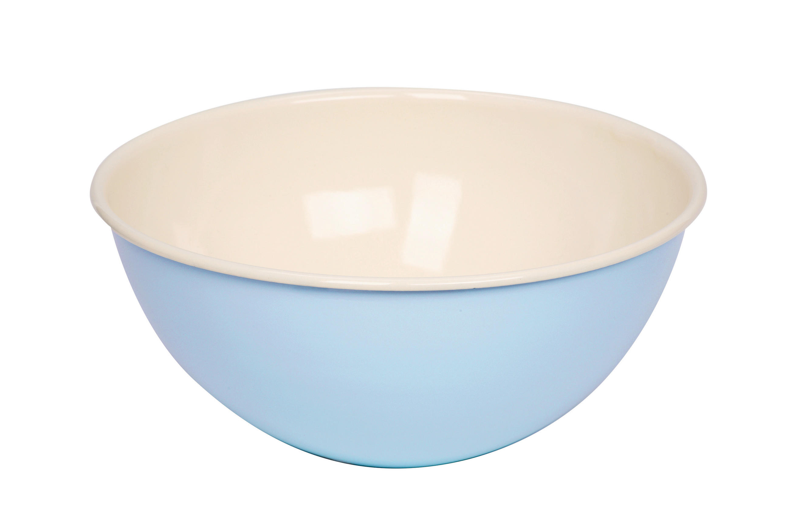 SALATSCHÜSSEL   - Blau, Basics, Metall (30,2/30,2/13,6cm) - Riess