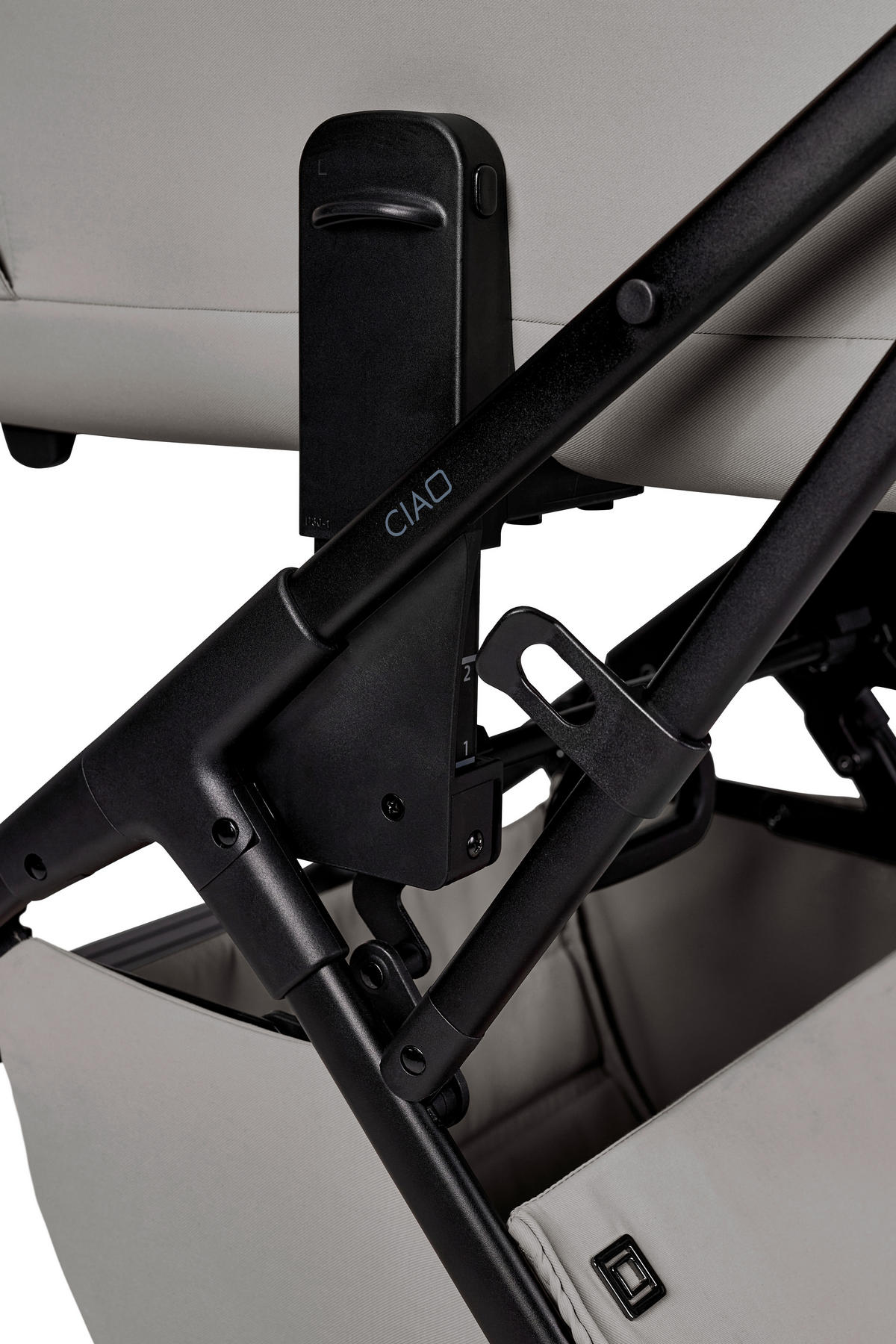 KOMBIKINDERWAGEN  Ciao  onyx  - Schwarz, Basics, Textil (116/57/94cm) - Moon