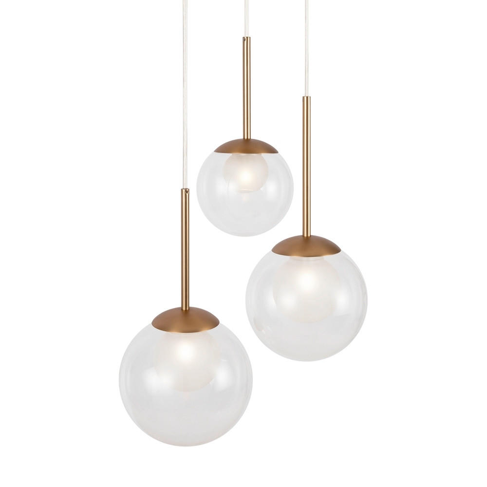 PENDELLEUCHTE 40/64,1 cm    - Goldfarben, Modern, Glas/Metall (40/64,1cm) - MAYTONI