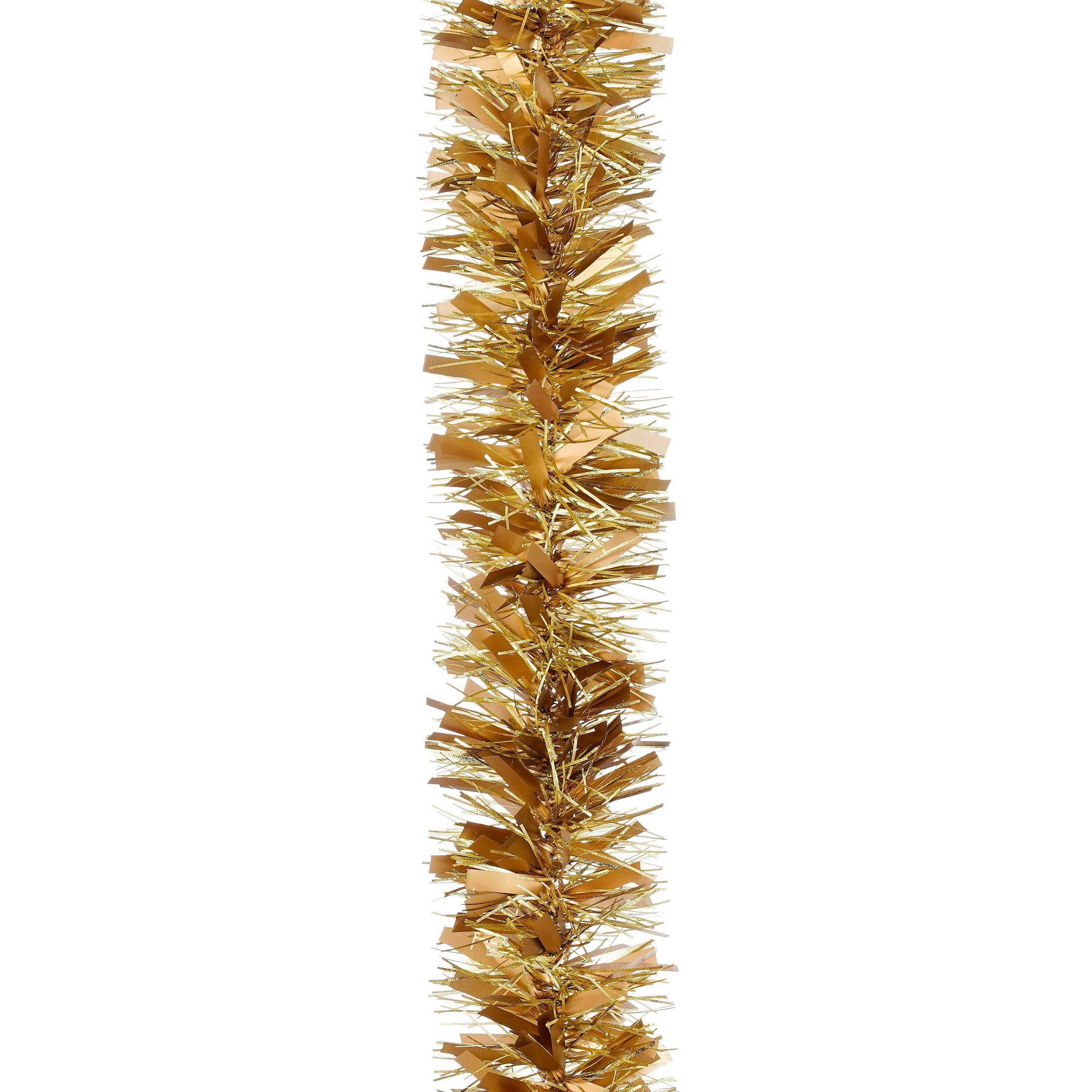 KARÁCSONYFADÍSZ - aranyszínű, Basics, műanyag (183cm)