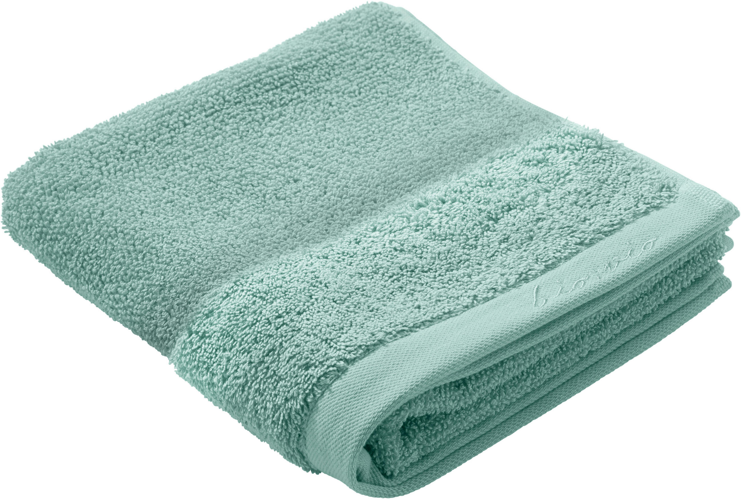 HANDDUK BONITA mintgrön  - mintgrön, Natur, textil (50/100cm) - Bio:Vio